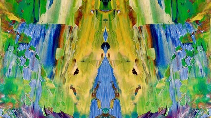 Abstract art background . Hand painting artwork on canvas .