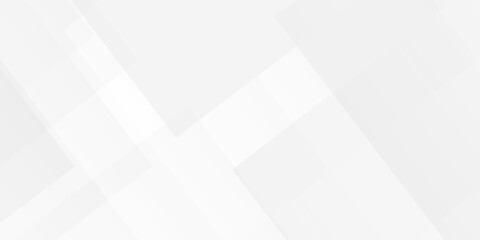 Abstract vector minimal tech gradient white, gray creative triangle geometric technology space. rectangle randomly arranged white line background. paper web overlap presentation design.	
