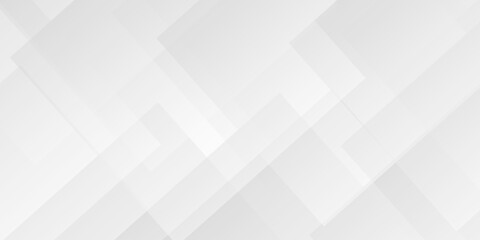 Abstract vector minimal tech gradient white, gray creative triangle geometric technology space. rectangle randomly arranged white line background. paper web overlap presentation design.	
