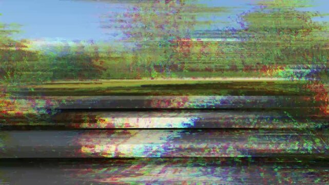 Glitch TV Damage Effect