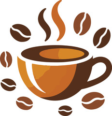 Coffee Icons Vector | Cafe Drink Illustration