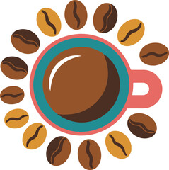 Coffee Icons Vector | Cafe Drink Illustration