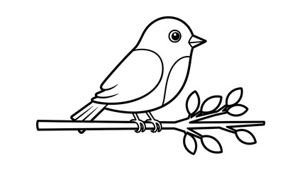 Beautiful Girl Portrait Line Art Coloring Design