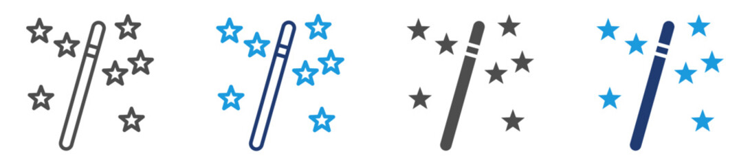 magic wand icon sheet multiple style