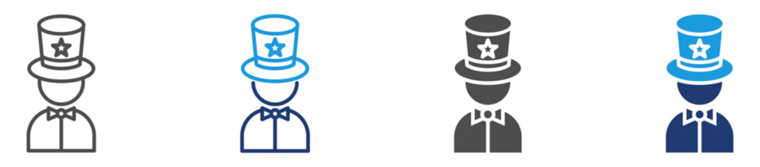 magician icon sheet multiple style