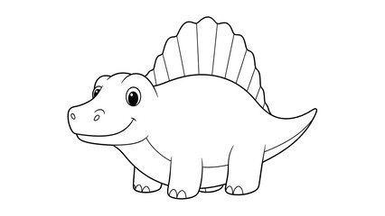 Fairy Tale Castle Line Art Coloring Image