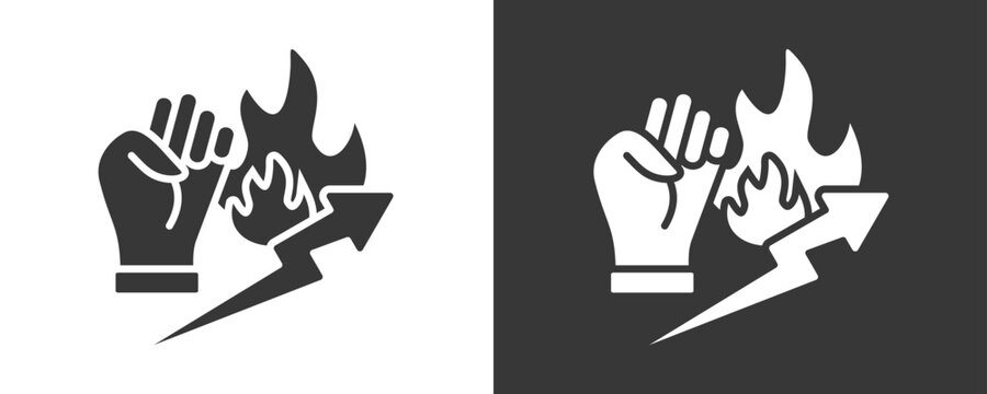 Motivation Icon Set Vector Collection Isolated In Black And White