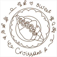 vector sweet dessert