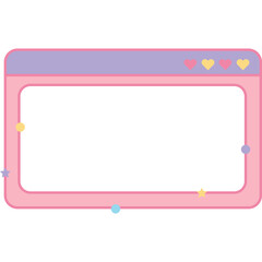 Cute UI Border Illustration