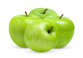 fresh green apple isolated on transparent png