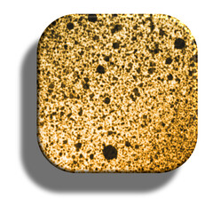 Rough beige speckled square shape texture design element background