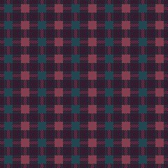 Seamless checkered plaid pattern for textile product