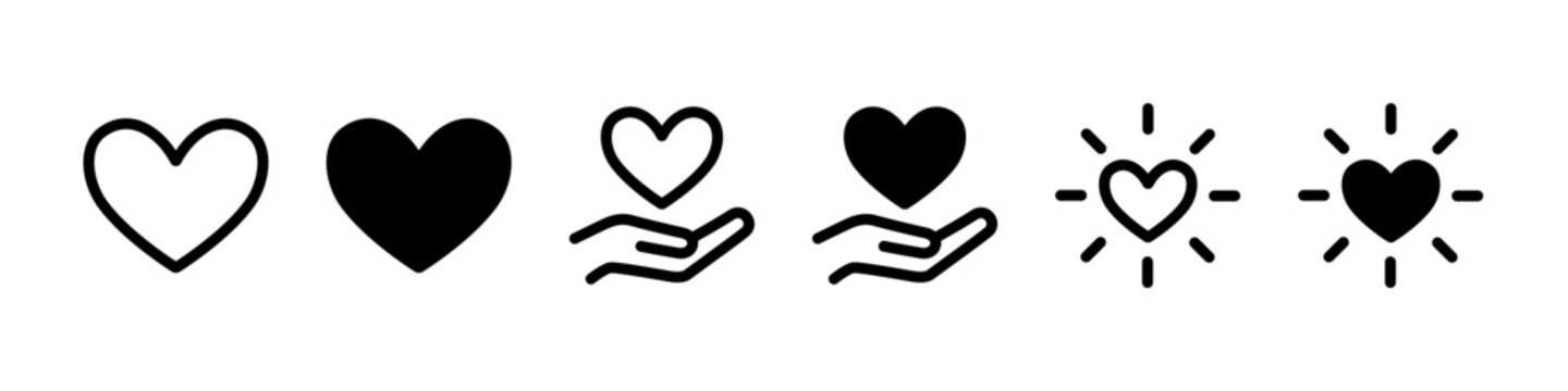 ハート・安心のアイコンセット