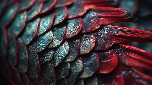 Dragon Scales and Fins Texture