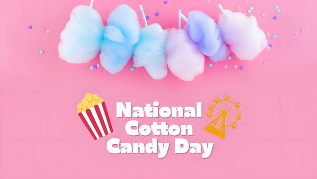 Colorful Cotton Candy day Texture Dreamy Background