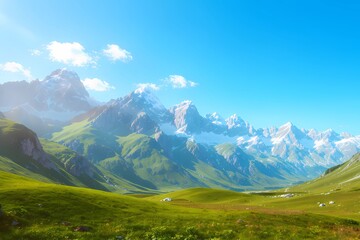 Tropical Travel & Nature Landscape Collection with Wide Copy Space