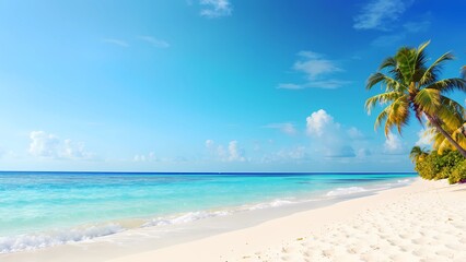 Tropical Travel & Nature Landscape Collection with Wide Copy Space