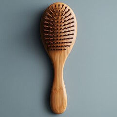 Wooden bamboo brush beauty wellness eco lifestyle high resolution picture