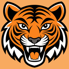 tiger head vector