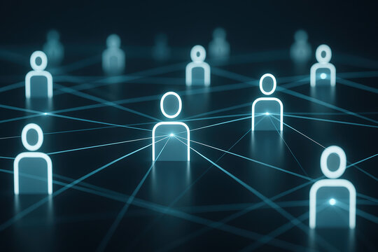 Interconnected People: A Network of Relationships and Communication in Digital World