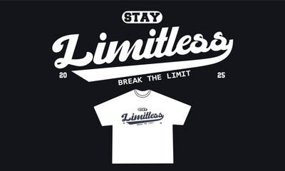 Vintage typography college varsity motivational quote slogan print for graphic tee t shirt or sweatshirt - Vector