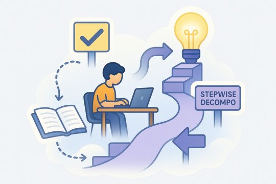 Innovative Learning Methodologies Enhancing Cognitive Development Through Stepwise Decomposition Connected to Visual Aids and Critical Thinking Techniques