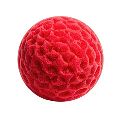 Macro shot of a vibrant red raspberry drupelet texture against a black background.