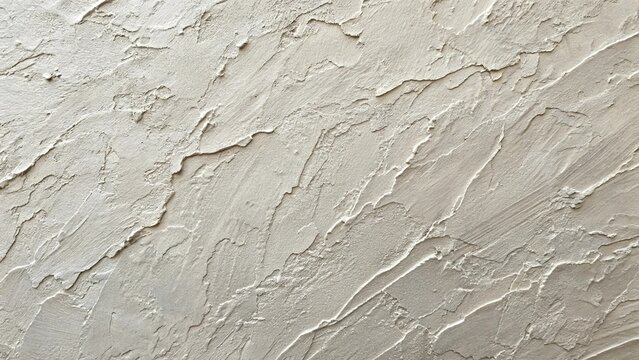 Thick gesso texture with visible brush marks on a surface for artistic projects or home decor