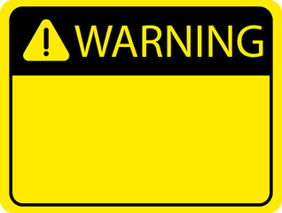 yellow warning sign with caution tape
