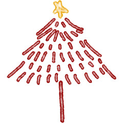 Merry, Whimsical Winter, Clipart Bundle, Festive Hand Drawn, Christmas Doodles ,PNG, Snow Clipart