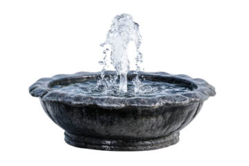 Large Capacity Pet Water Fountain for Continuous Hydration isolated on transparent background