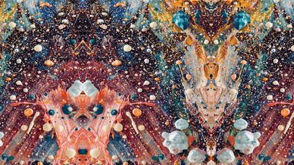 Abstract art background . Hand painting artwork on canvas .