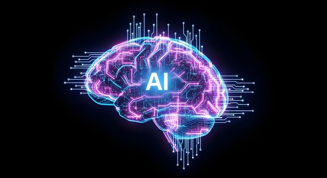 Artificial intelligence brain technology future innovation neural network learning concept data science - Powered by Adobe