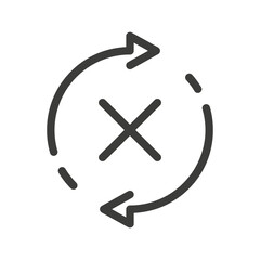 no recycle illustration