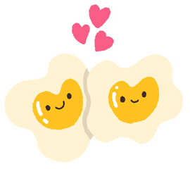 Cute Valentine's element. Hand-drawn doodle for a lovely decorative theme.