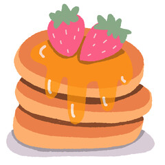 Cute Valentine's element. Hand-drawn doodle for a lovely decorative theme.