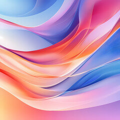 Fototapeta premium Abstract Colorful Flowing Lines