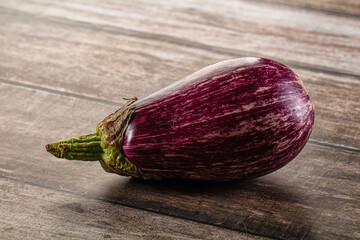Stripped violet graffiti eggplant vegetable