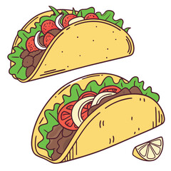 vector illustration of pizza