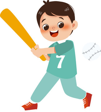 boy with baseball bat
