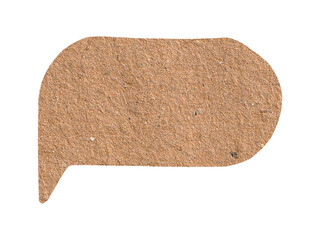 Blank Brown Cardboard Circle Coaster Texture Isolated