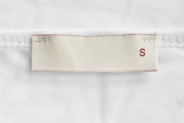 Size S clothes label