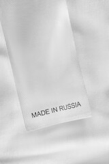 Made in Russia label