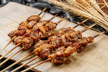 Jinzhou-style BBQ charcoal-grilled lamb tendons