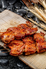 Jinzhou-style charcoal-grilled chicken cutlet with skin