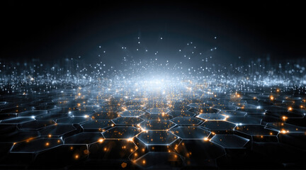Futuristic Data Streams and Digital Landscapes