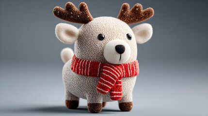 soft deer toy ready for chirstmas