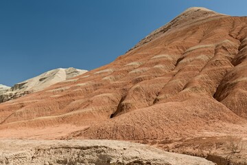 Fototapeta premium Aktau Mountains in Altyn Emel National Park. Kazakhstan. Asia.