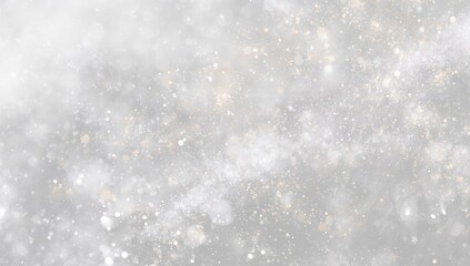 Obraz premium Elegant shimmering background with bokeh lights and glowing sparkles for sophisticated designs and festive promotions, creating a magical and dreamy atmosphere