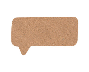  Round Brown Kraft Paper Message Balloon